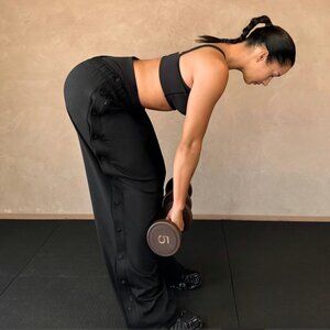 SKIMS Black Track Pants